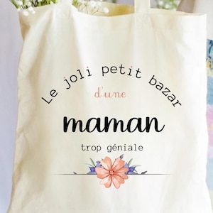 Tote bag personnalisable,   Modèle retraitée, mamie, maman etc... trop géniale