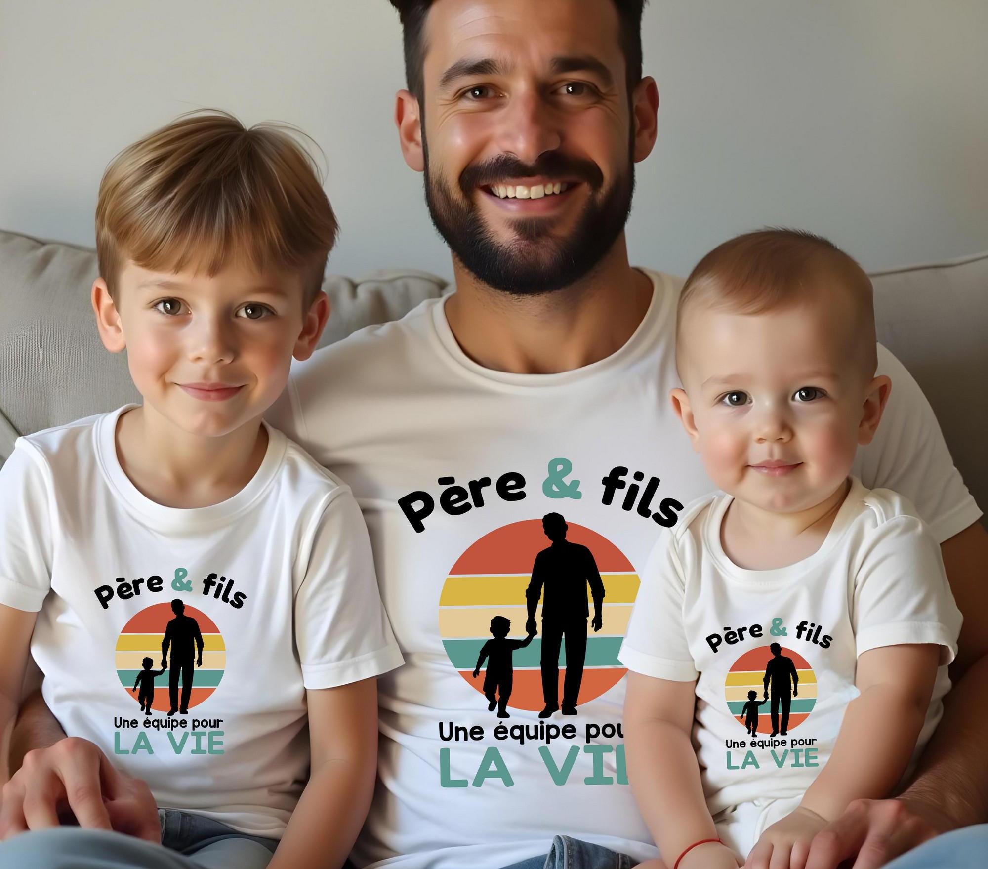 Father son pajamas France