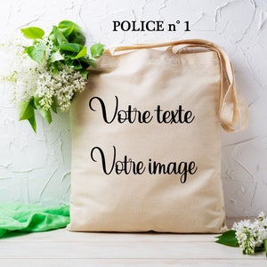 Tote bag à personnaliser, tote bag avec votre image