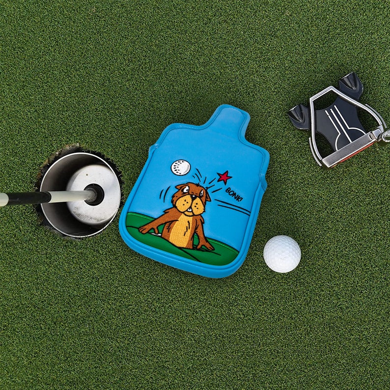 Blue Mallet Putter Cover Golf Headcovers Golf Head Etsy