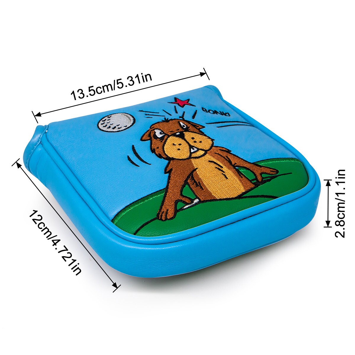 Blue Mallet Putter Cover Golf Headcovers Golf Head Etsy