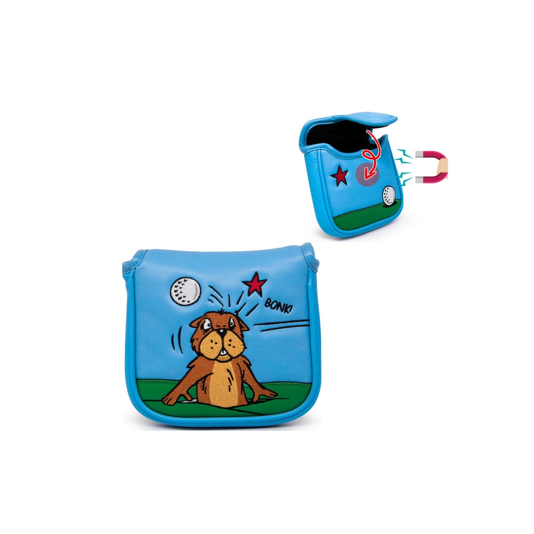 Blue Mallet Putter Cover Golf Headcovers Golf Head Etsy