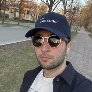 Vibe Coder Embroidered Hat | Funny Developer Gift for Builders and Tech Creatives