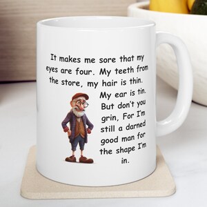 Funny Mug, Funny Old Man Quote Mug, Gift for Grandpa Papa Dad, Cute Old Man Cup, Funny Gift For Men, Old Guy Mugs, Old Man Mug, Father's Day