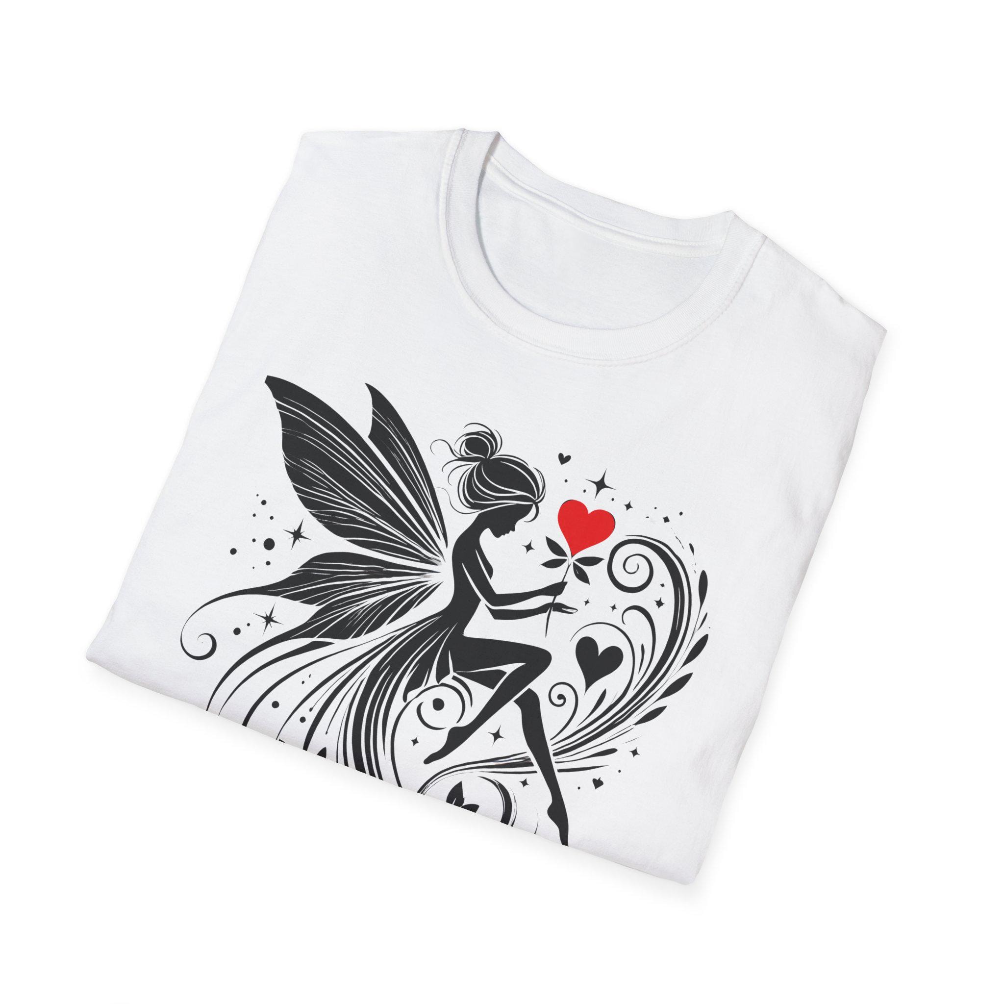 Fairy Shirt Flower Fairy Tee Fairies Tshirt Fairy Heart Floral