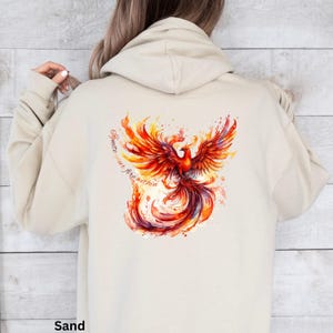 Fire Phoenix Hoodie Unisex Sweatshirt Phoenix Shirts, Rise From The Ashes Phoenix Shirt, Phoenix Sweater Gifts for Women Shirt Gifts for Men