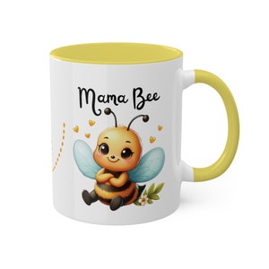Mama Bee Coffee Mugs for Bee Lovers Gift Bee Keepers Honey Bee Coffee Mug Gifts for Mom Quote Mug Gifts for Her Mom Gift Cute Mama Bee Mug
