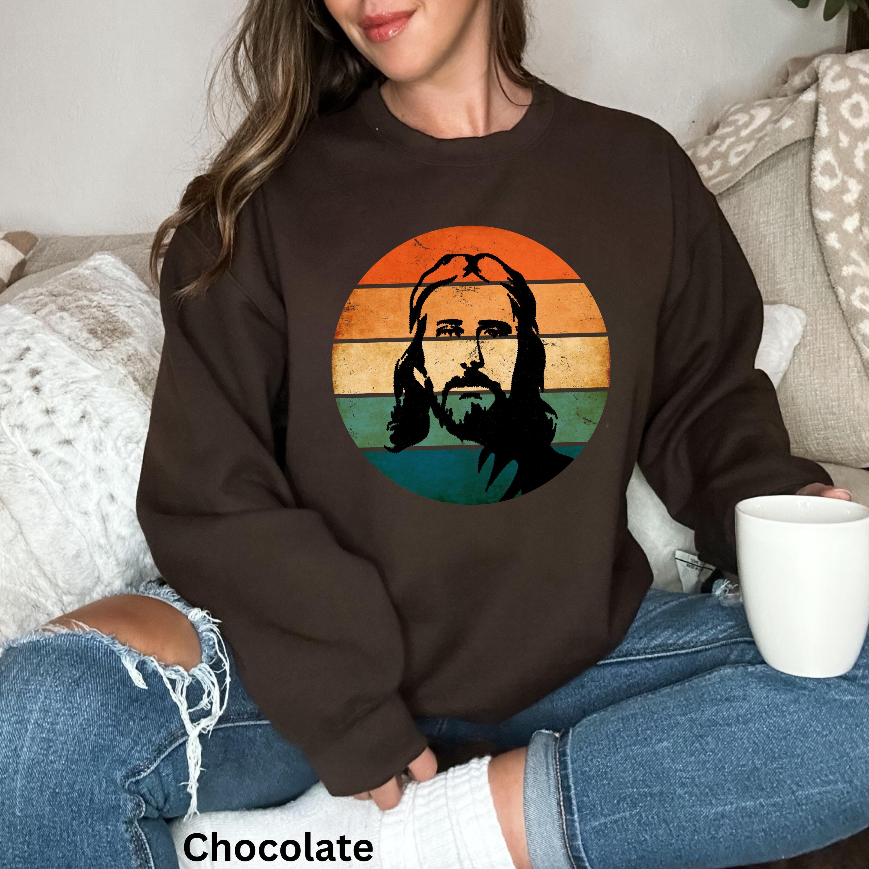 Christian Sweatshirt Gifts for Friend Shirt Unisex Gifts for Women Sweatshirt Christian Gift Religious Shirts for Church Group Gifts Retro