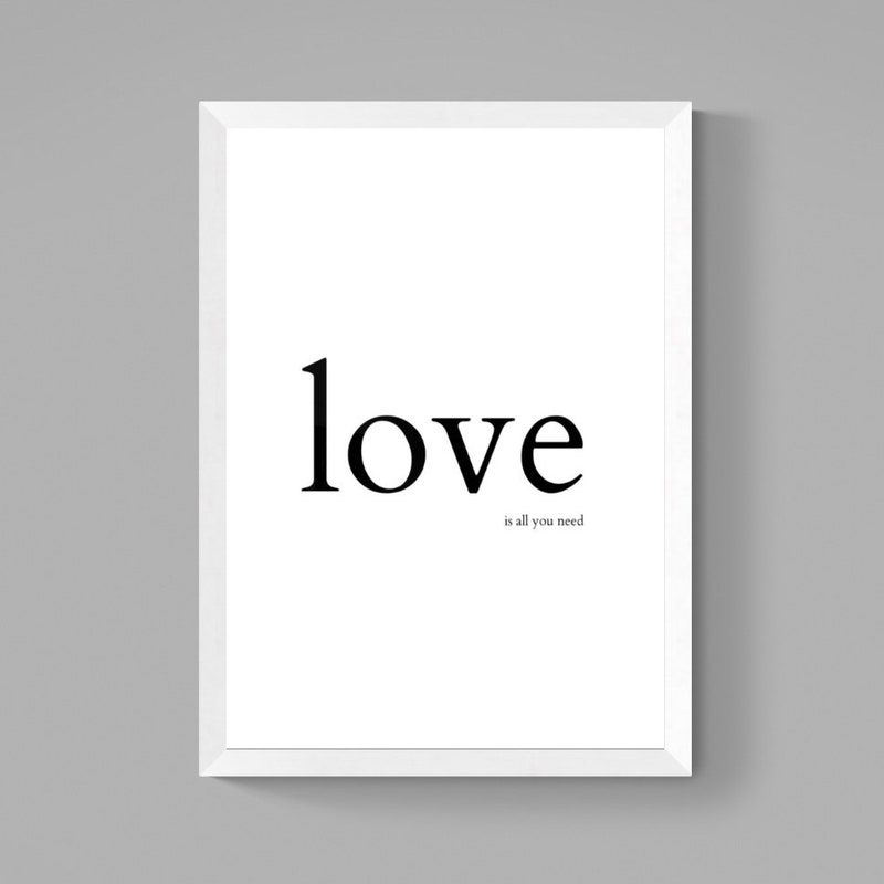 Love is All You Need - Etsy