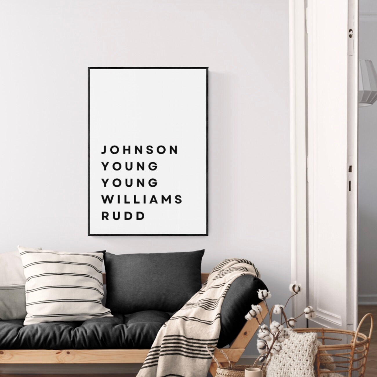 AC/DC Line-up Band Members Printable Print Poster Wall Art A2 A3 A4 A5 ...