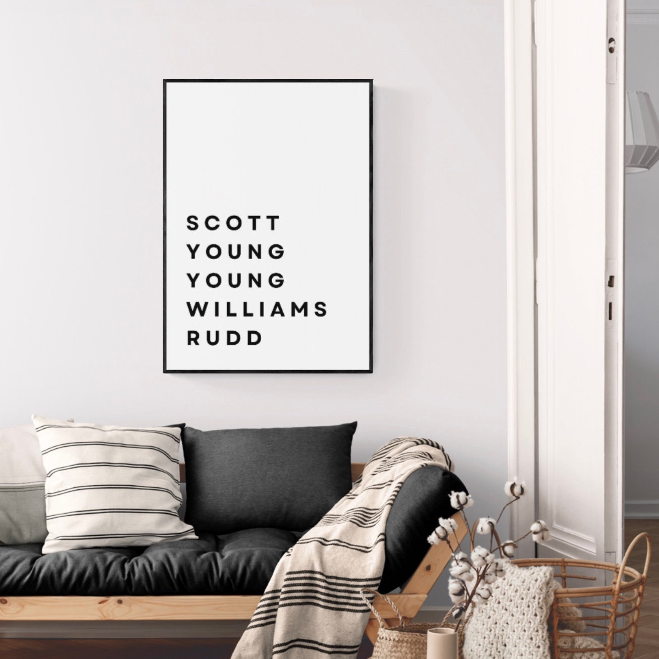 AC/DC Line-up Band Members Printable Print Poster Wall Art A2 A3 A4 A5 ...