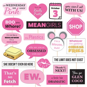 YouRan Burn Book Mean Girls Backdrop 7x5 Hot Pink Background 90s Happy  Birthday Mean Girls Decorations for Bachelorette Party Vinyl Mean Girls  Theme