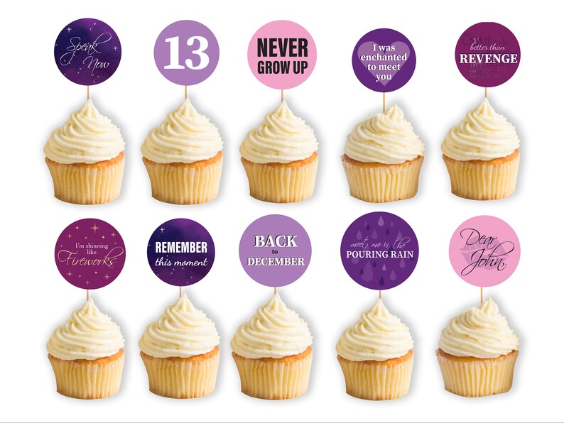 Printable Taylor Swift Party Cupcake - Il 794xN.5037159713 S9cz