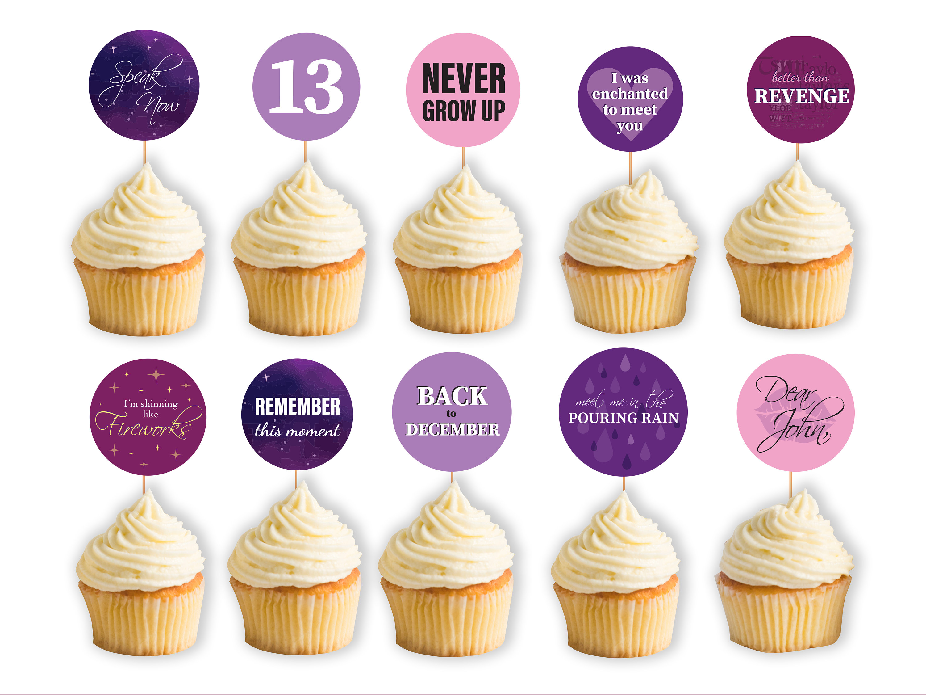 Printable Taylor Swift Party Cupcake - Il Fullxfull.5037159713 S9cz