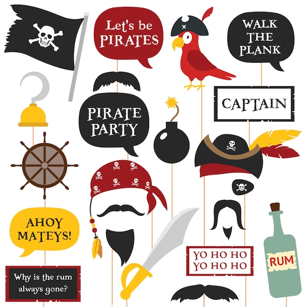 Pirate Photo Booth - Etsy