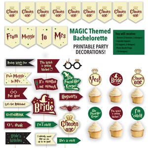  Zyozique 30PCS Harry Potter Party Photo Booth Props,Harry Potter  Party Photo Booth Props for Kids Birthday Party Supplies : לבית ולמטבח