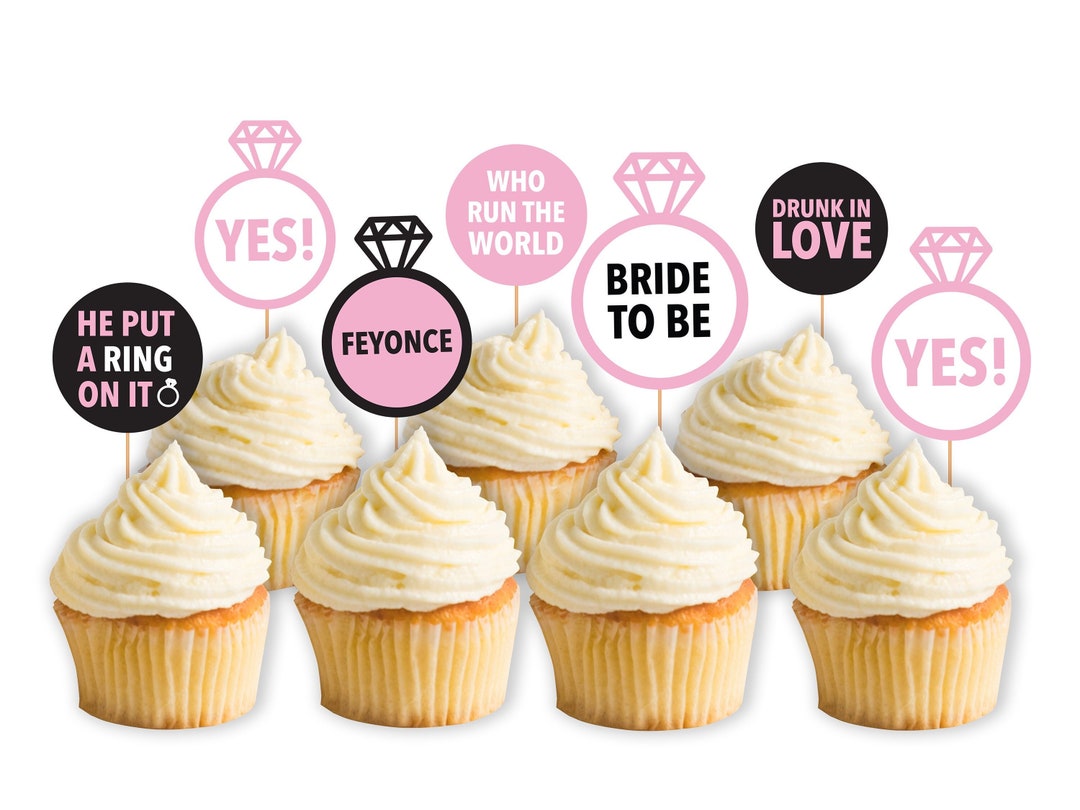 Beyonce Bachelorette Party Cupcake Toppers Printable Beyonce ...