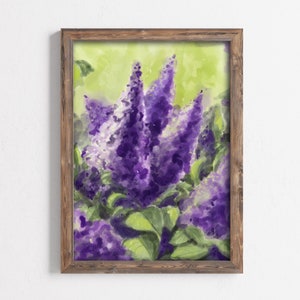 Digital Printable ART - Spring lilac
