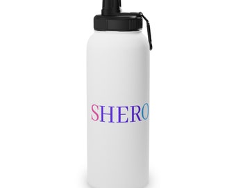 SHERO Stainless Steel Water Bottle, Sports Lid