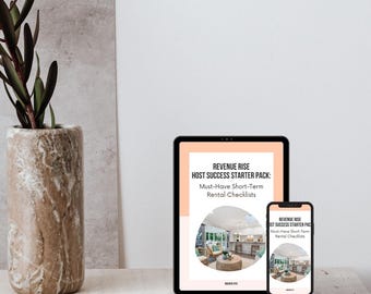 Airbnb Host Checklists: Revenue Rise Starter Pack (Digital Download)