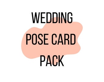 Wedding Photography Posing Card Pack | Printable Wedding Pose Prompt Cards | Couples Posing | Bundle of 30 Posing Style For Wedding