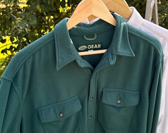 Vintage Land Rover Promotional Fleece Overshirt Lodge Size XL