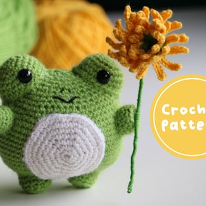 PDF File Sunny the Frog Crochet Pattern