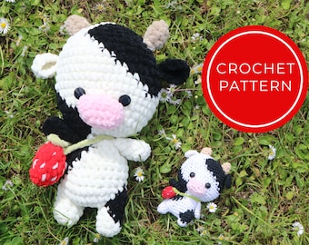 PDF File Moochi the Cow Crochet Pattern