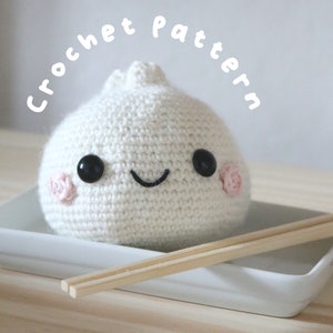 PDF File Bao Buns Nikuman Dumpling Chinese Food Crochet Pattern