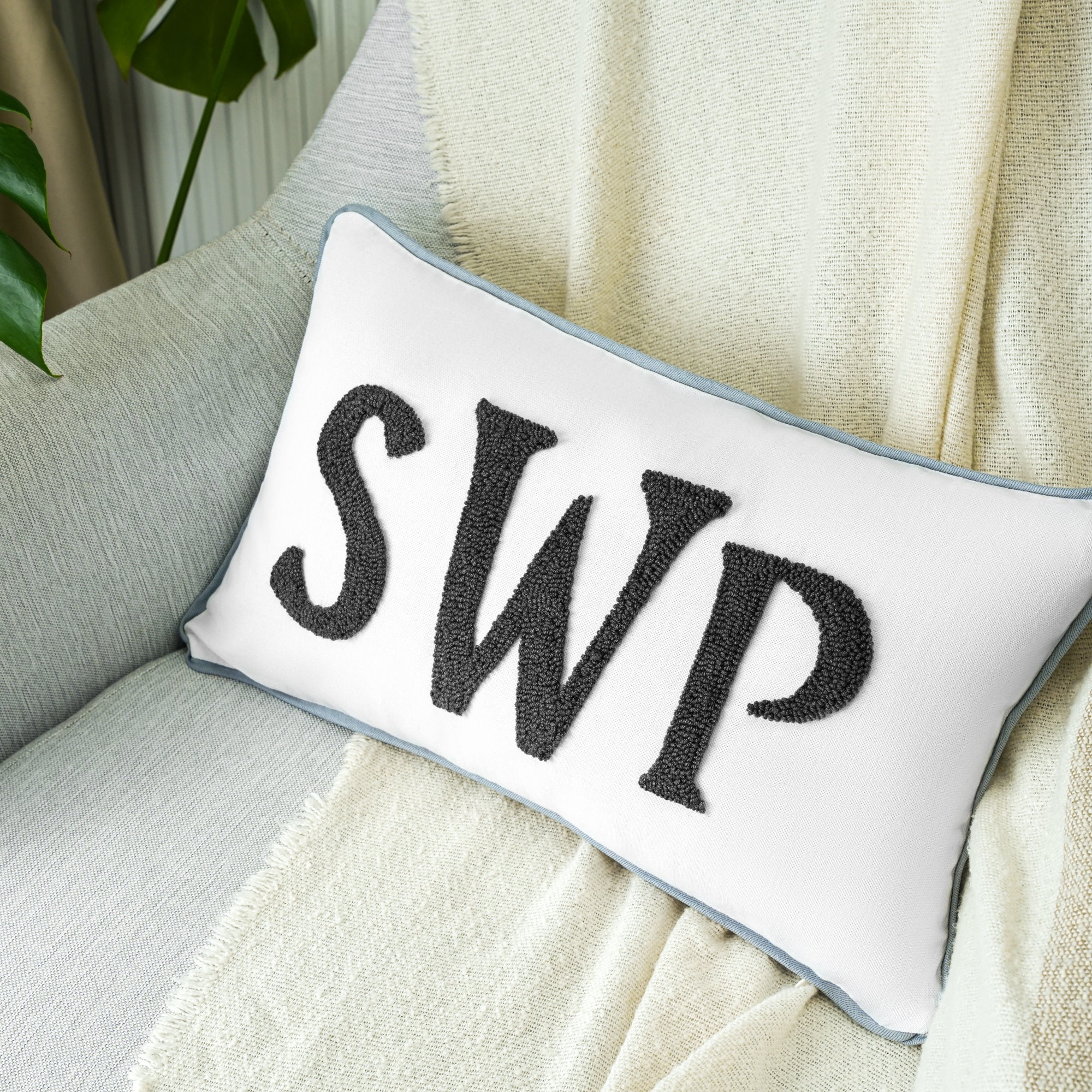 Zip Code Pillow, Housewarming Gift, Punch Needle Custom Pillow, Personalized New Home Gift, Custom Cushion, Gift for Couple, First Home Gift
