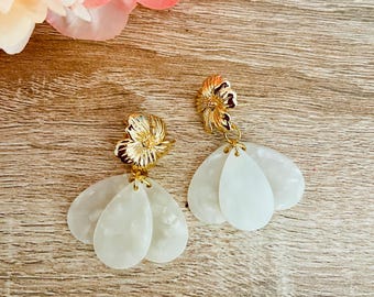 GLORIA Fancy and Refined Earrings – Handmade, Sézane Inspiration