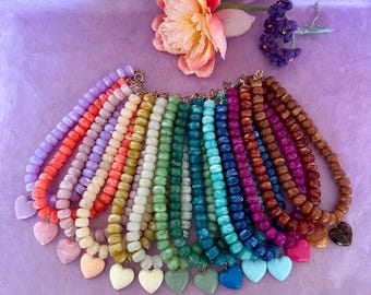 Collier avec coeur CLAUDIE