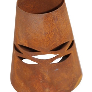 Edelrost Lampenschirm