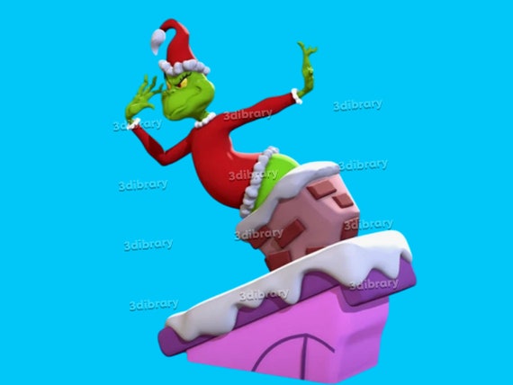 Fuwaxung Christmas Grinch Grinch 3D Digital Print Tight Feet