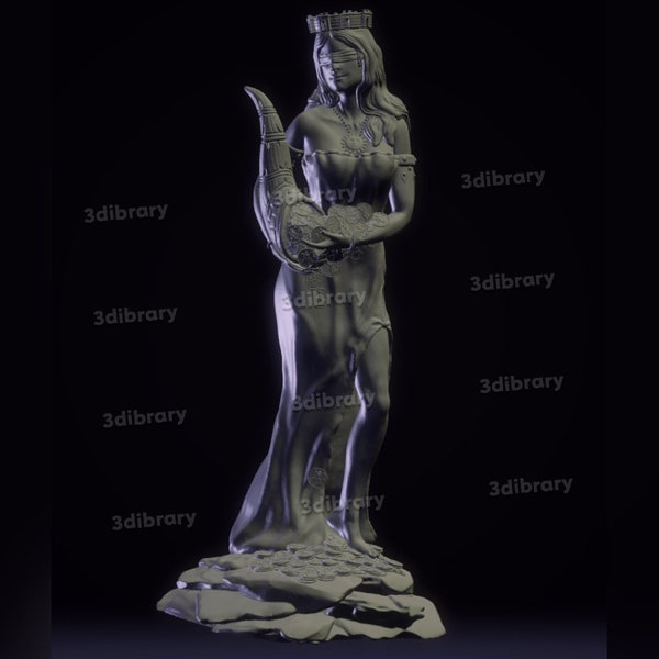 Diosa de la Fortuna 3D Prints STL File