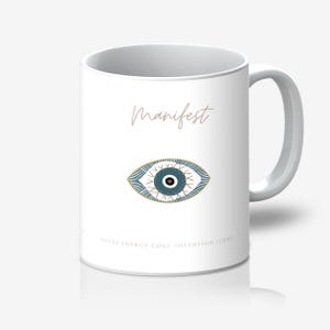 Manifestation Mug for Matcha, Tea and Coffee (fully customisable - add personalised name for FREE!)
