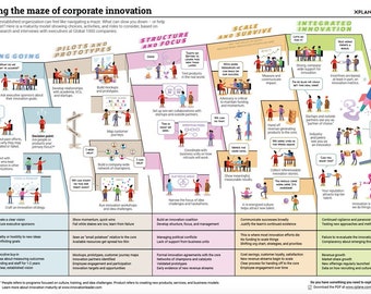 Navigating the maze of corporate innovation (24x36-inch poster print)