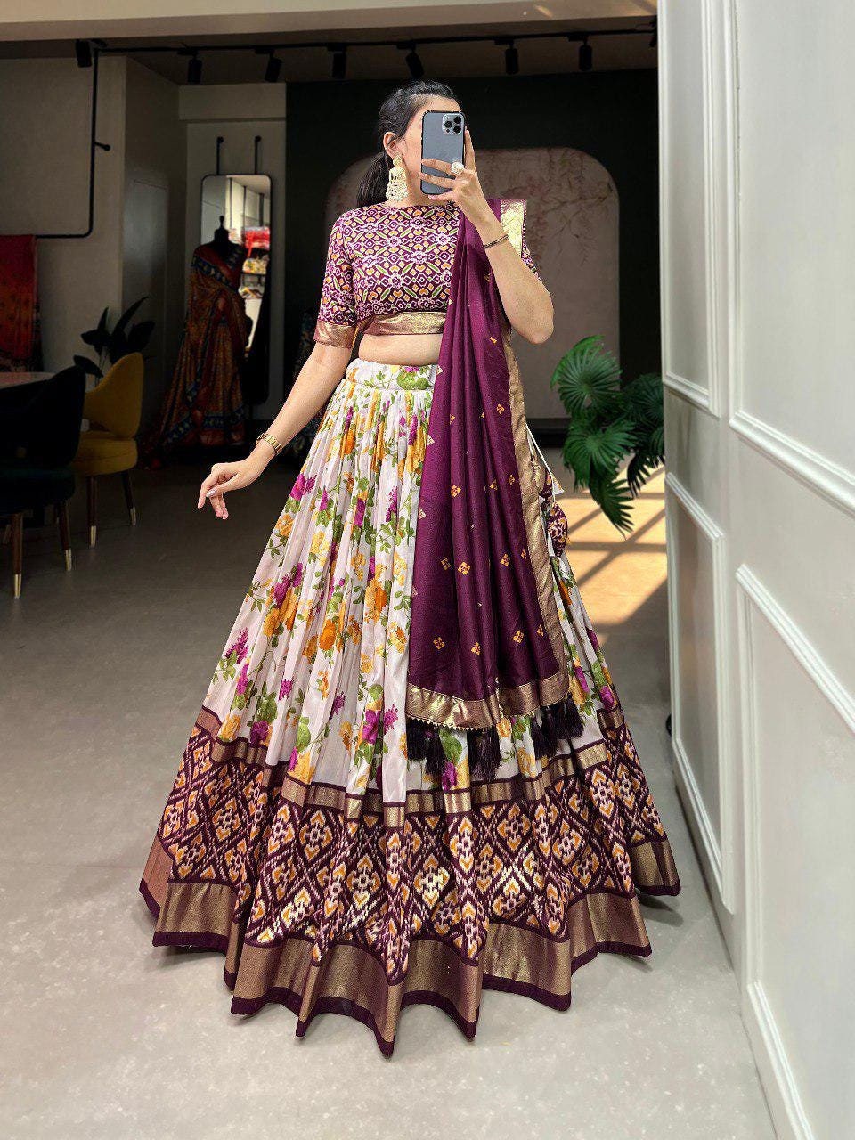 Pattu dupattas online discount