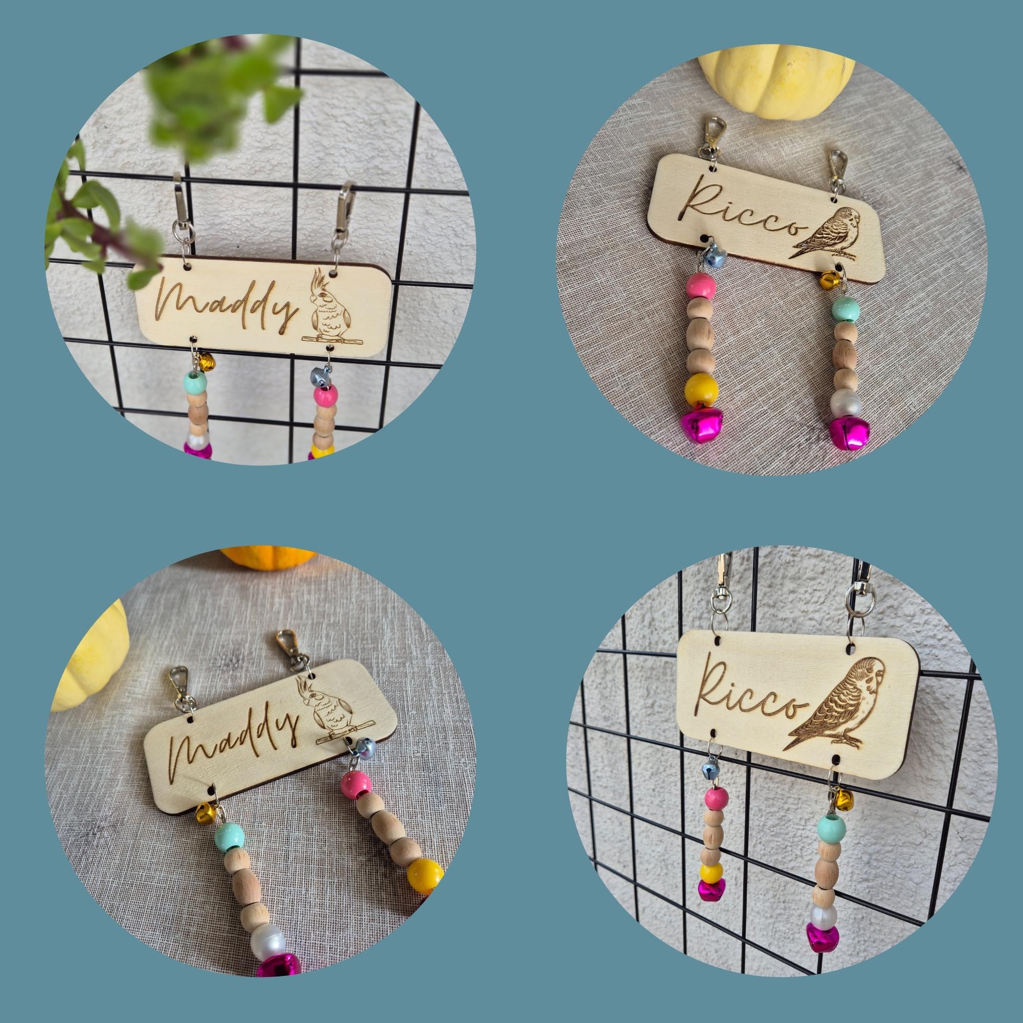 Illustration of Engraved Pet Name Tags For Crate