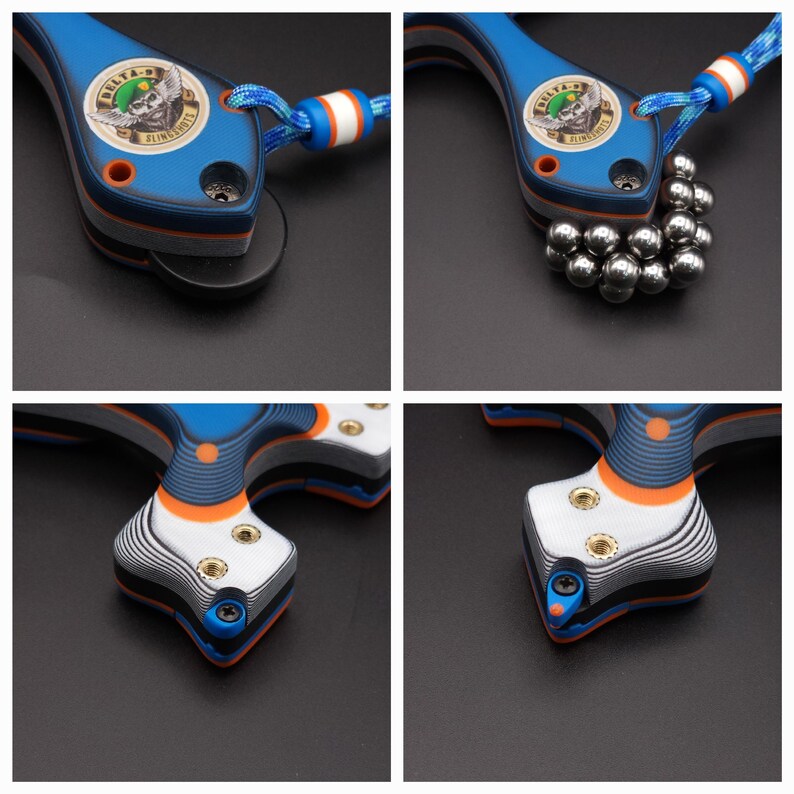 M90 Cyclopse Slingshot Catapult G10 Frame Sight Ammo Holder