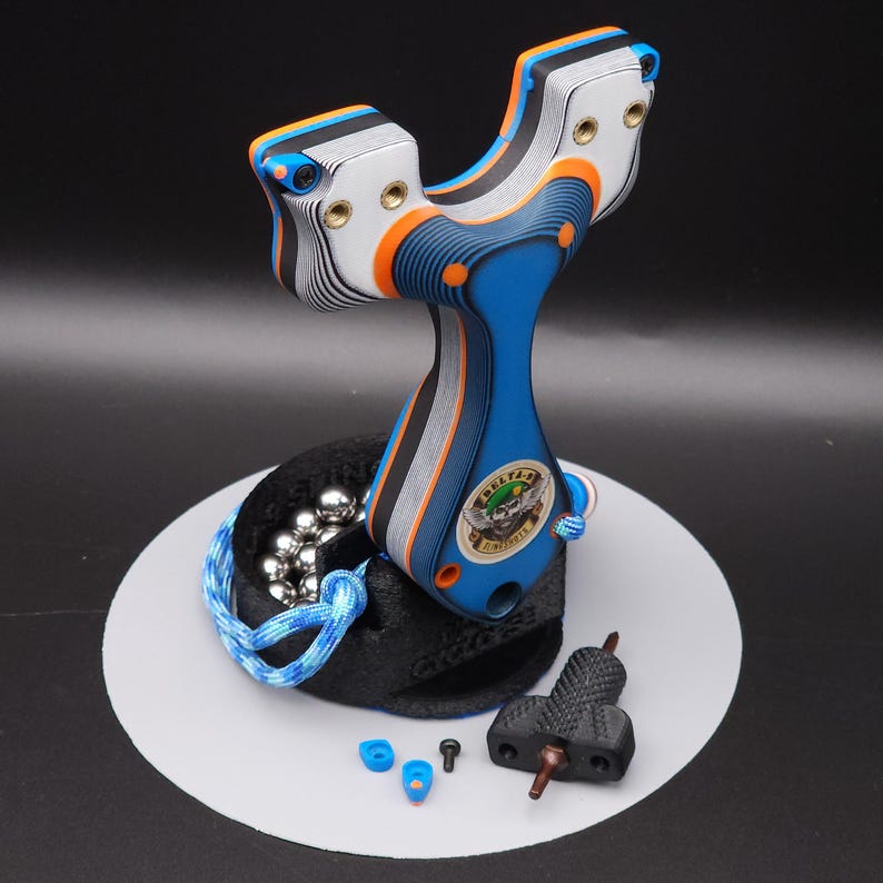 M90 Cyclopse Slingshot Catapult G10 Frame Sight Ammo Holder