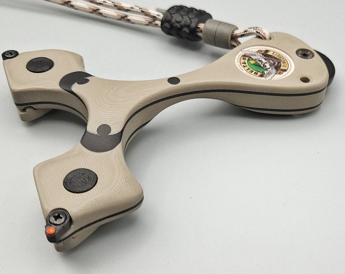 M30 Wasp Slingshot Catapult G10 Fiber Optic Sight Ammo Holder