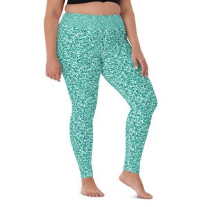 Meerjungfrau Aqua DAMEN Leggings, Yoga Leggings, Sport Leggings, Gym Leggings