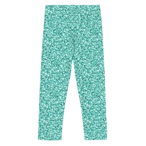 Mermaid Aqua KIDS Leggings, Yoga Leggings, Sports Leggings, Gym Leggings