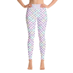 Mermaid Scale LADIES Leggings, Yoga Leggings, Sports Leggings, Gym Leggings