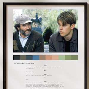 Good Will Hunting Quote Poster | Robin Williams Quote | Personalised Present | Customisable Quote Gift | Gifts for Him | Gifts for Her