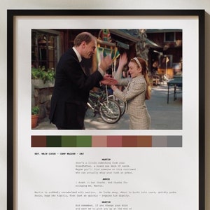 The Elternfalle Zitat Poster | Marty und Annie Handschlag | Benutzerdefinierte Film Zitat Poster | Einzigartige Geschenke für Sie | Klassisches 90er Jahre Filmposter