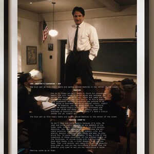 Dead Poets Society Poster, O Captain My Captain, Film Decor