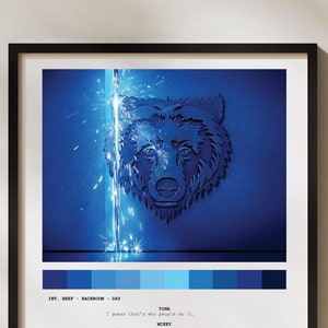 The Bear Season 3 Poster: Tina, Mikey, Yes Chef Art Print