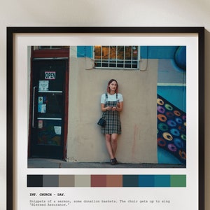 Lady Bird Zitat | A24 Script Dialog Szene | Individuelles Geschenk Filmemacher | Saoirse Ronan | Greta Gerwig | Galerie-Wand | Indie Movie Dekor